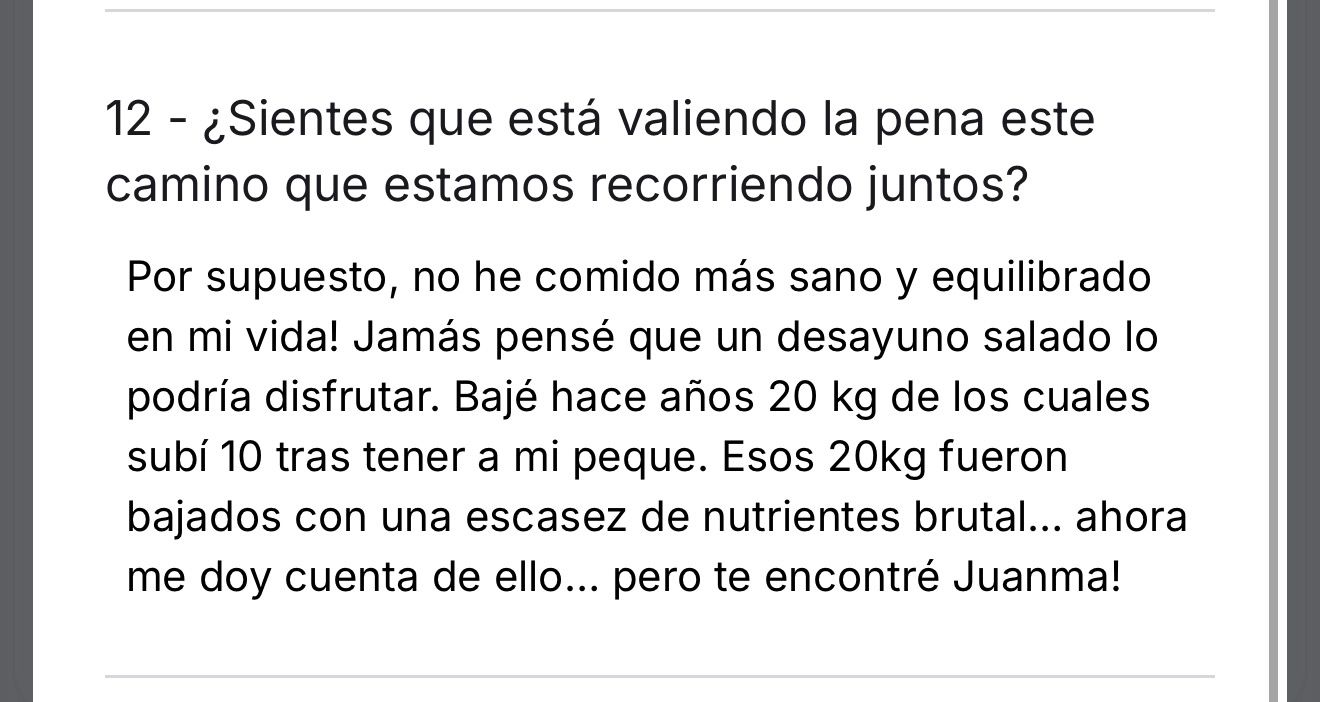 Testimonio: encontré a Juanma