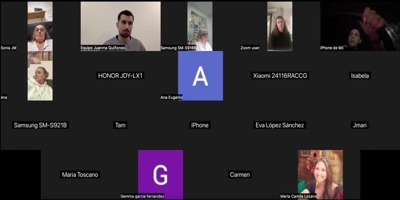 Sesiones grupales de acompañamiento
