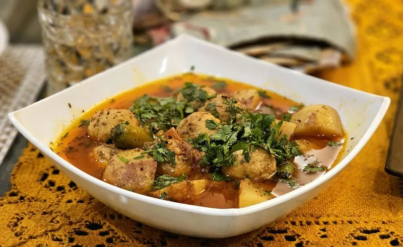 Albóndigas a la jardinera