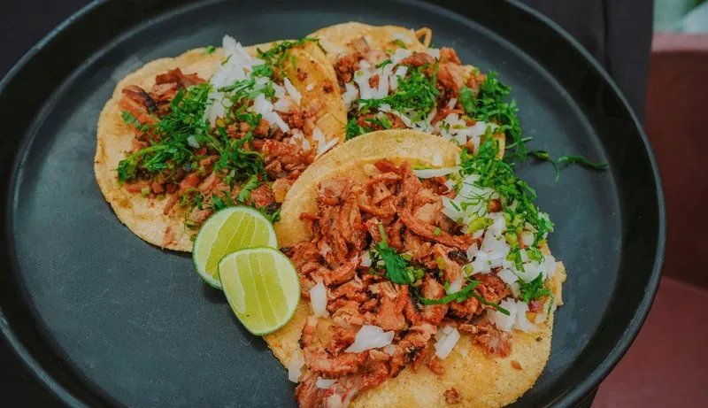 Tacos con pollo y verduritas
